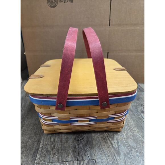 Longaberger American Celebrations Picnic Basket Protector Lid Riser 2011 - Picture 1 of 8